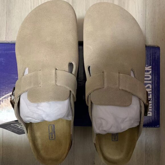 Birkenstock Tan Suede Sandals - Picture 1 of 4